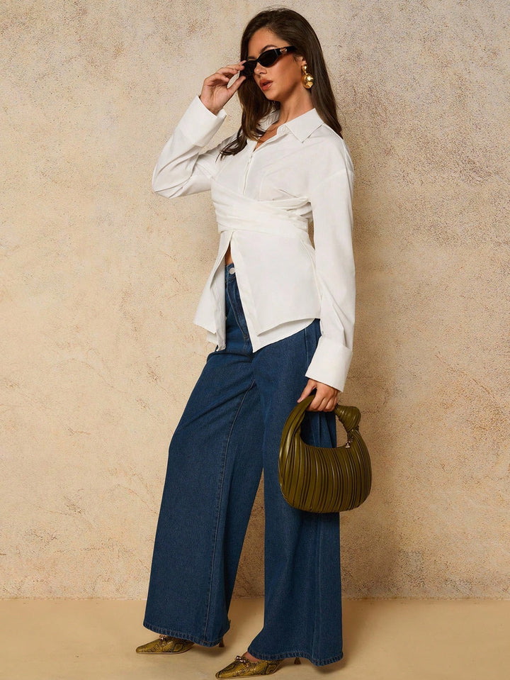 Cămașă SHEIN, alb