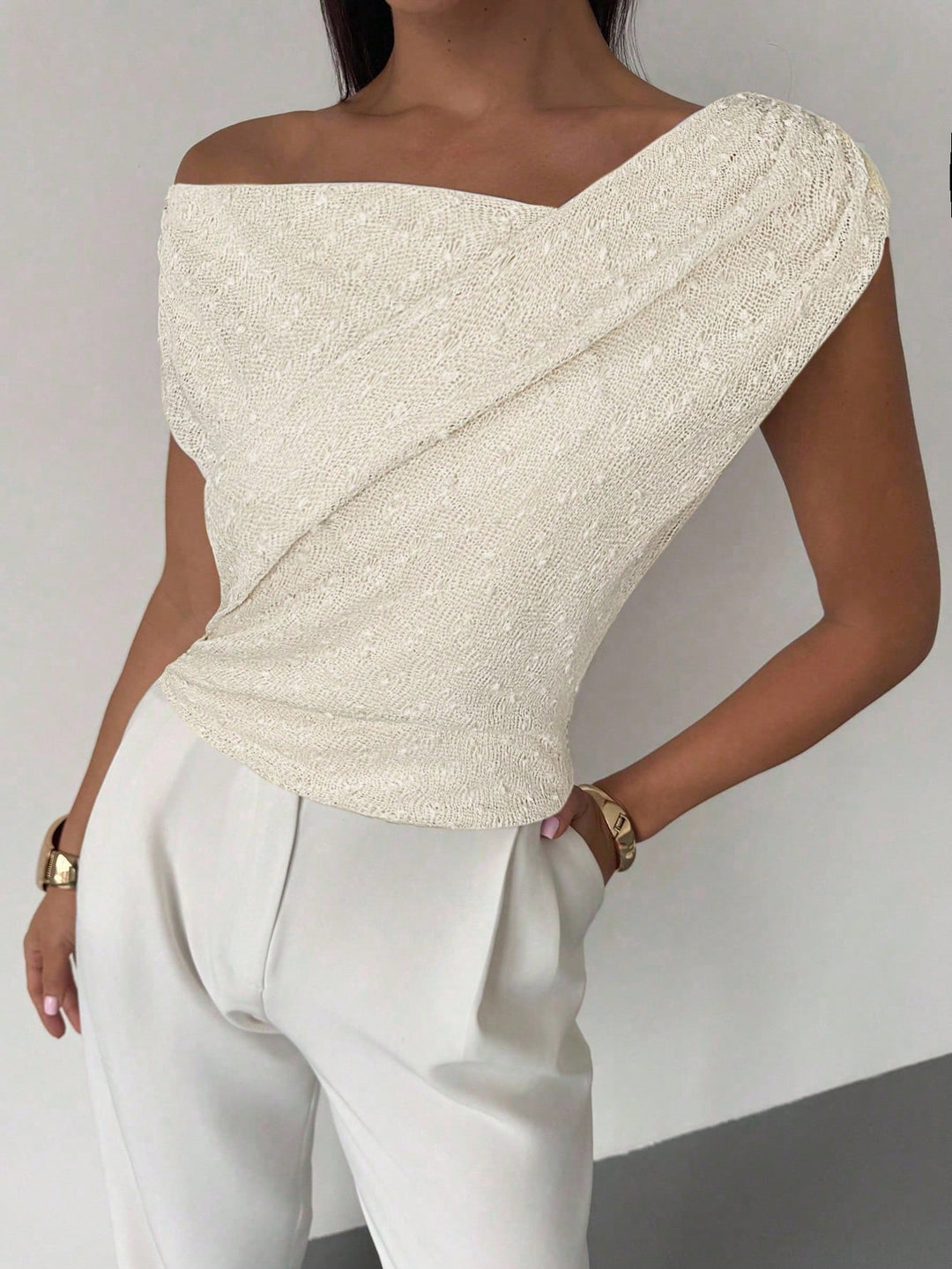 Top SHEIN, bej