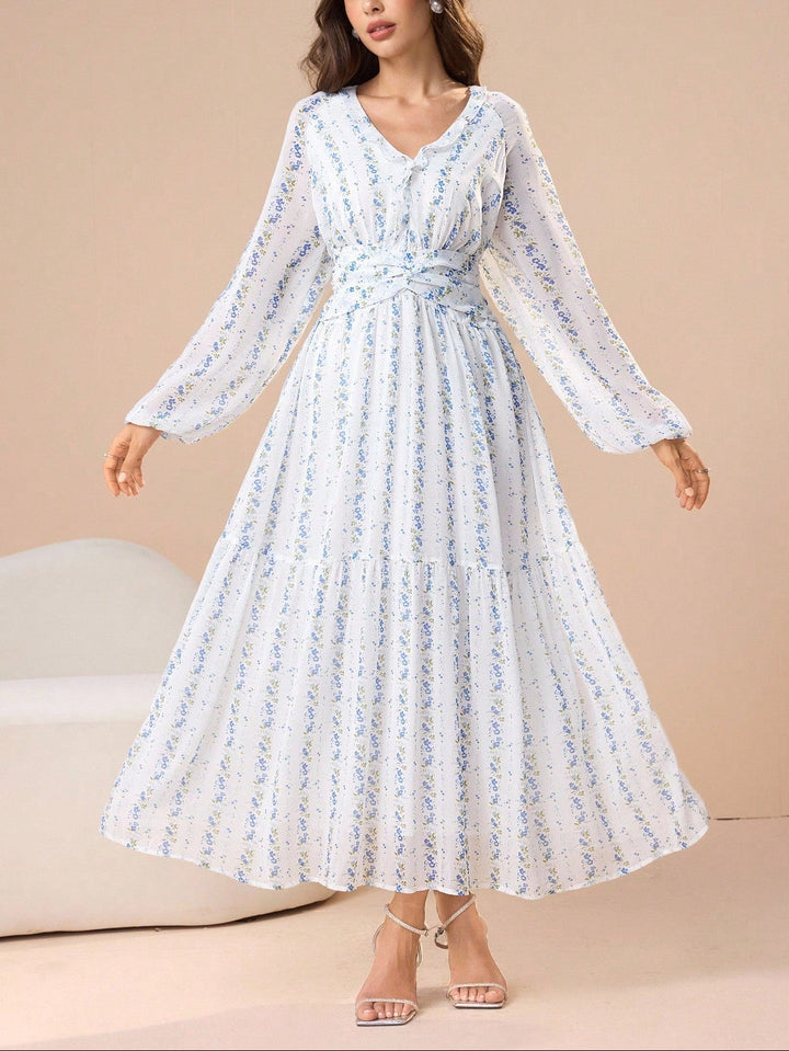 Rochie maxi SHEIN, mix culori
