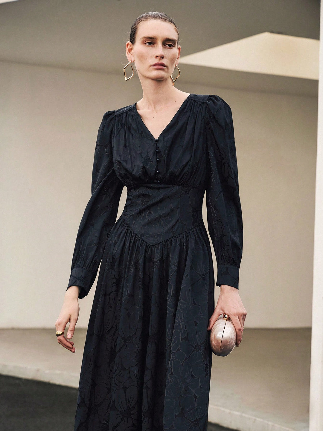 Rochie maxi SHEIN, negru
