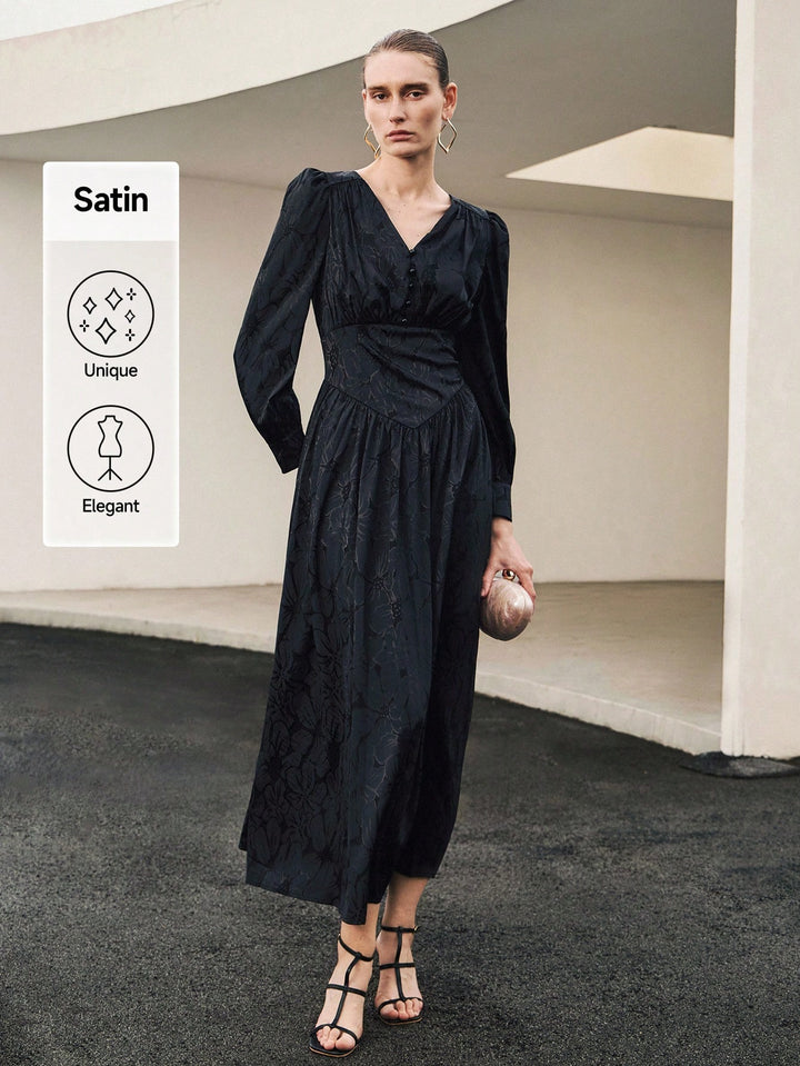 Rochie maxi SHEIN, negru