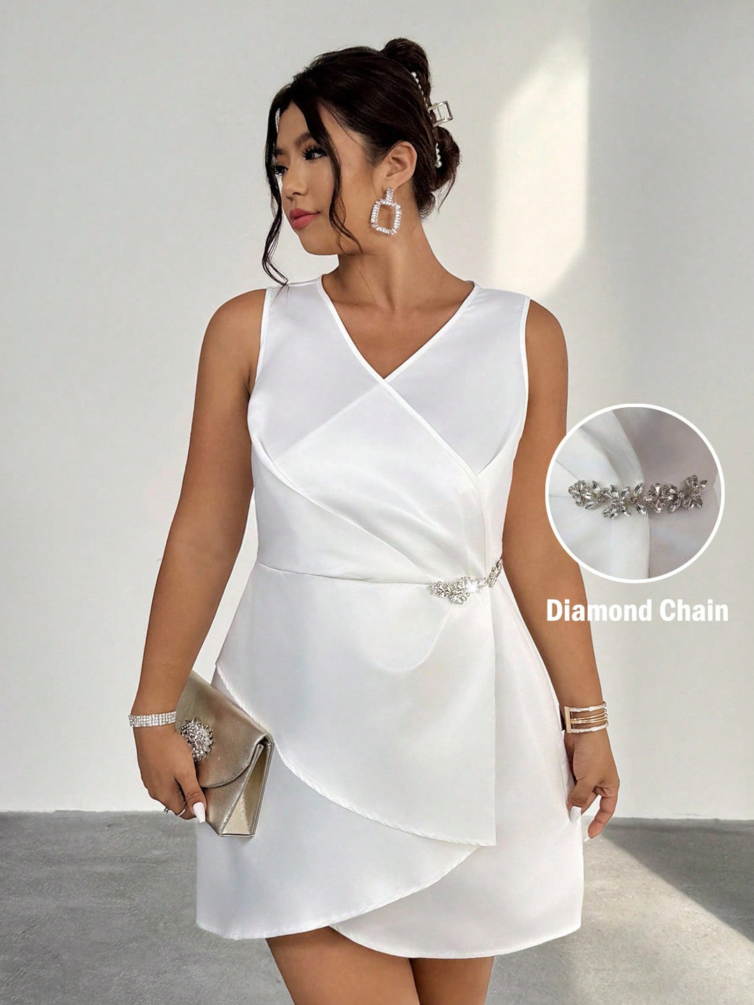Rochie SHEIN, alb