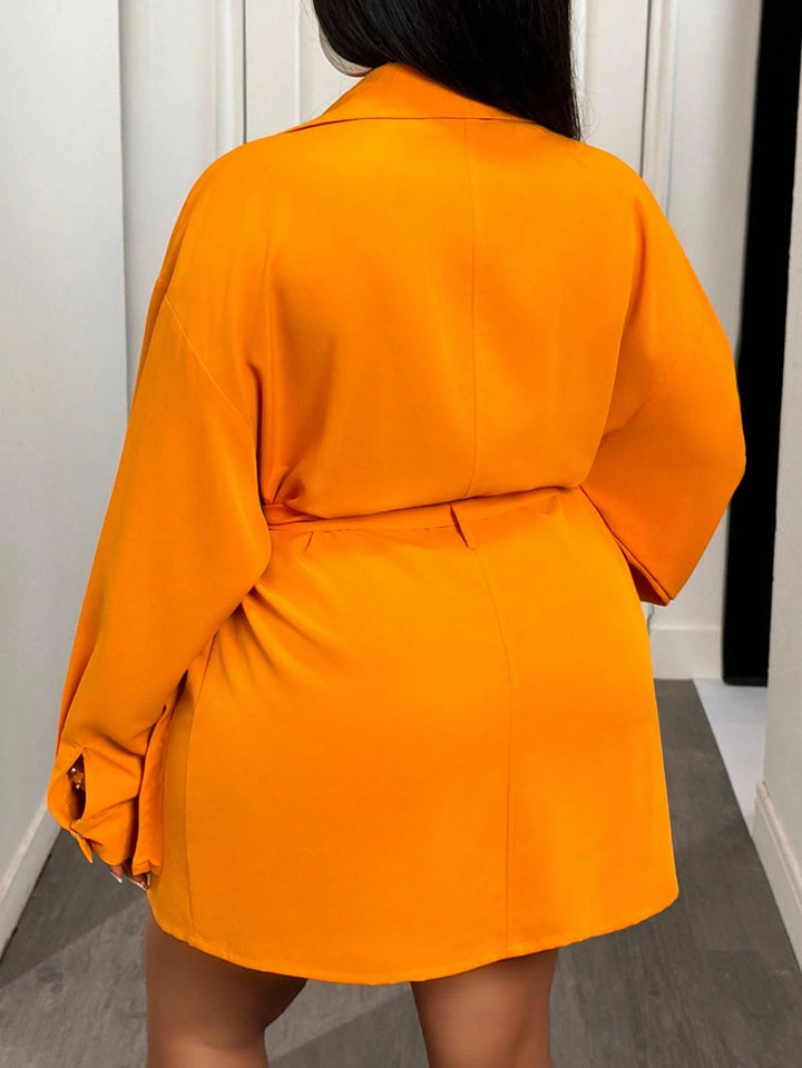 Rochie mini SHEIN, portocaliu