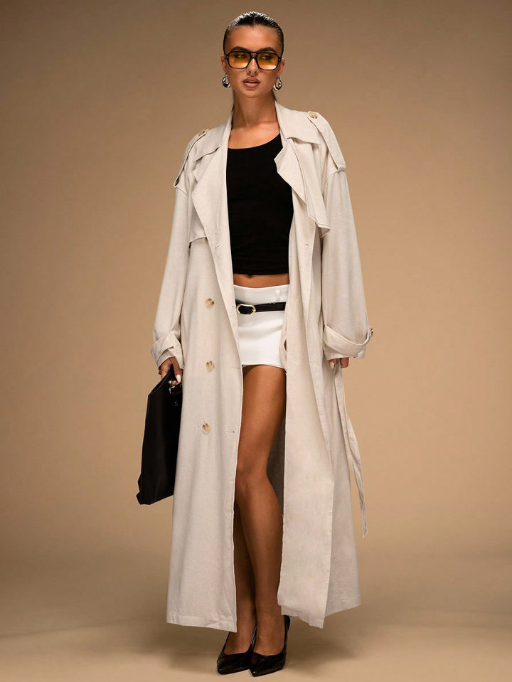 Trench SHEIN, bej