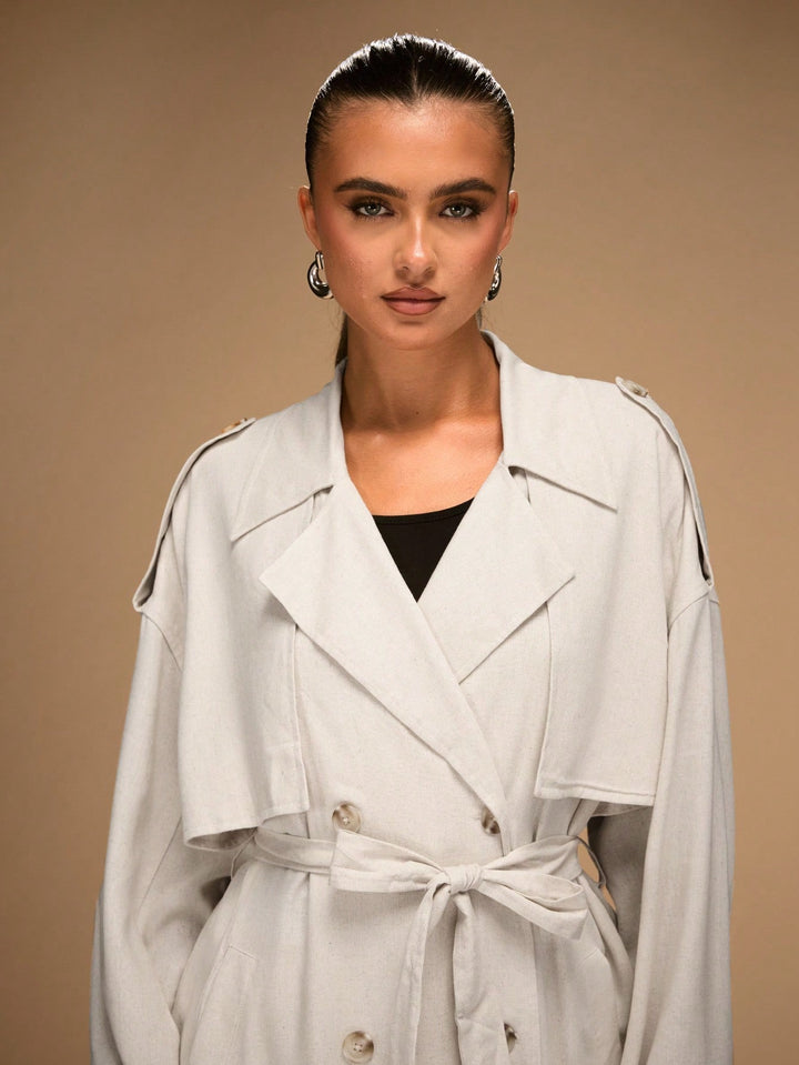 Trench SHEIN, bej