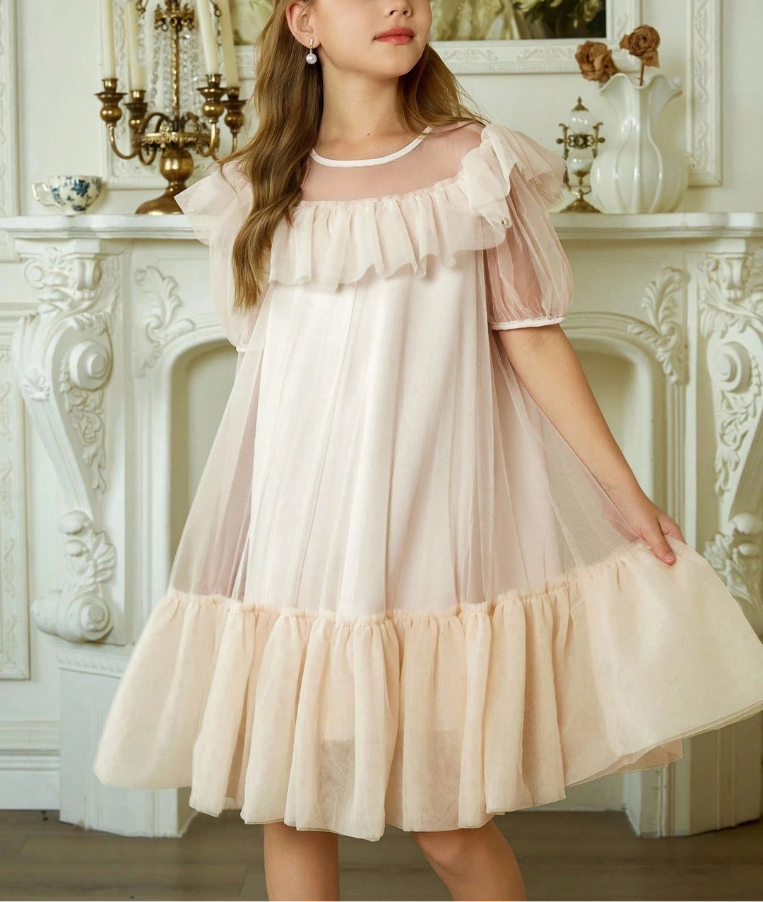 Rochie Shein, crem