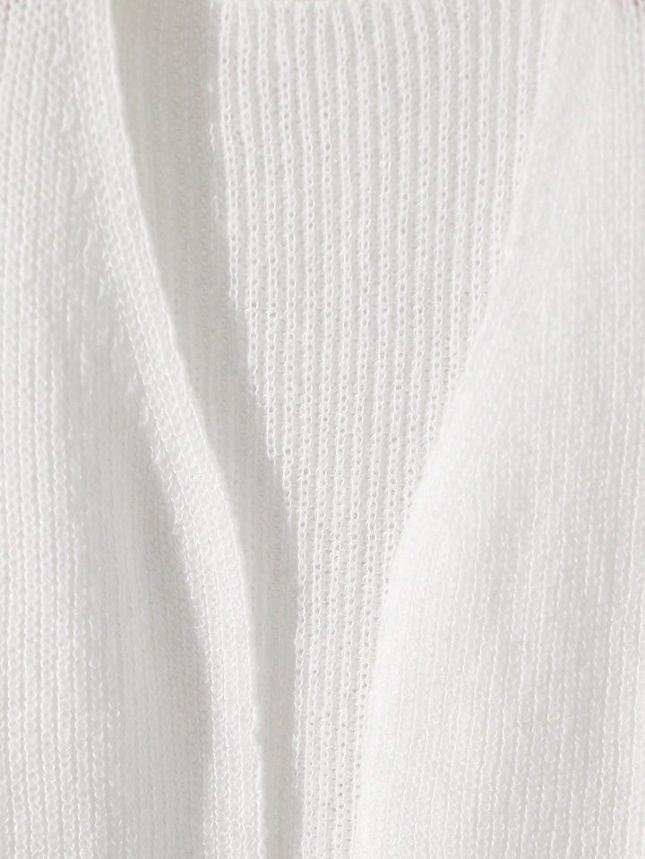 Cardigan SHEIN, alb