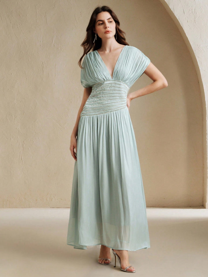 Rochie maxi SHEIN, albastru