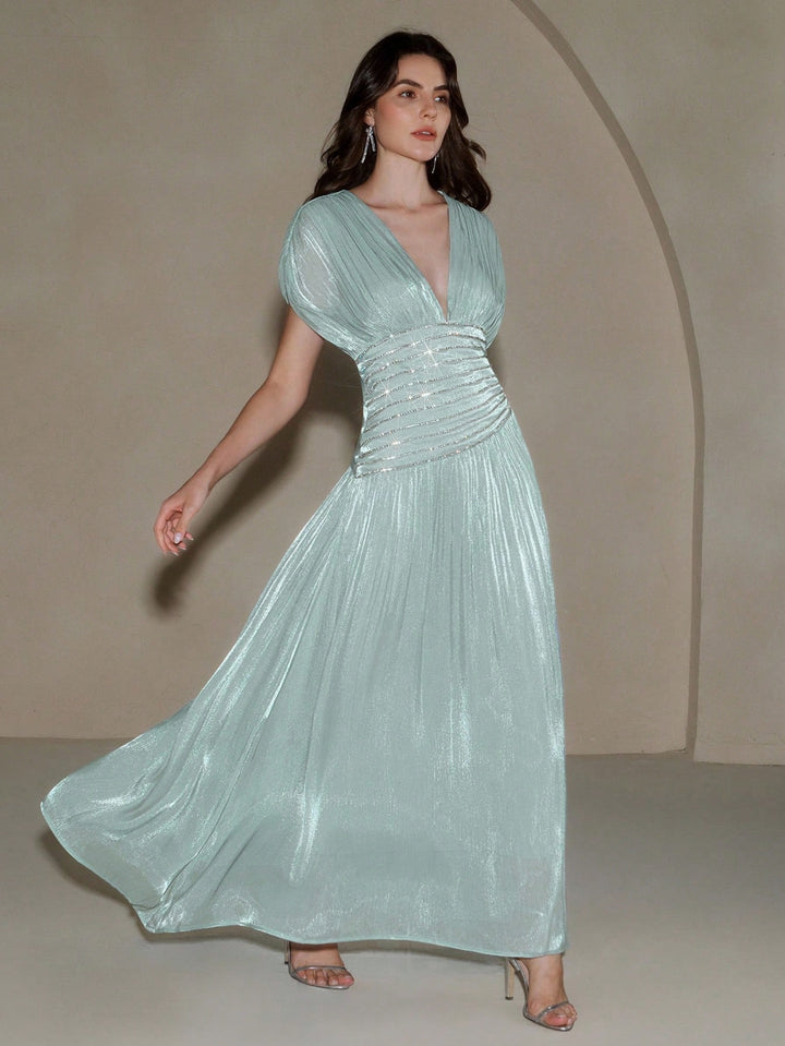 Rochie maxi SHEIN, albastru