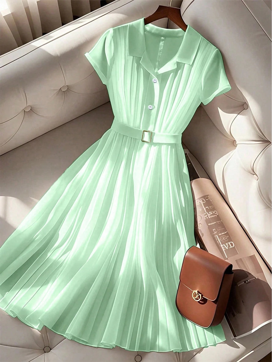 Rochie maxi SHEIN, verde