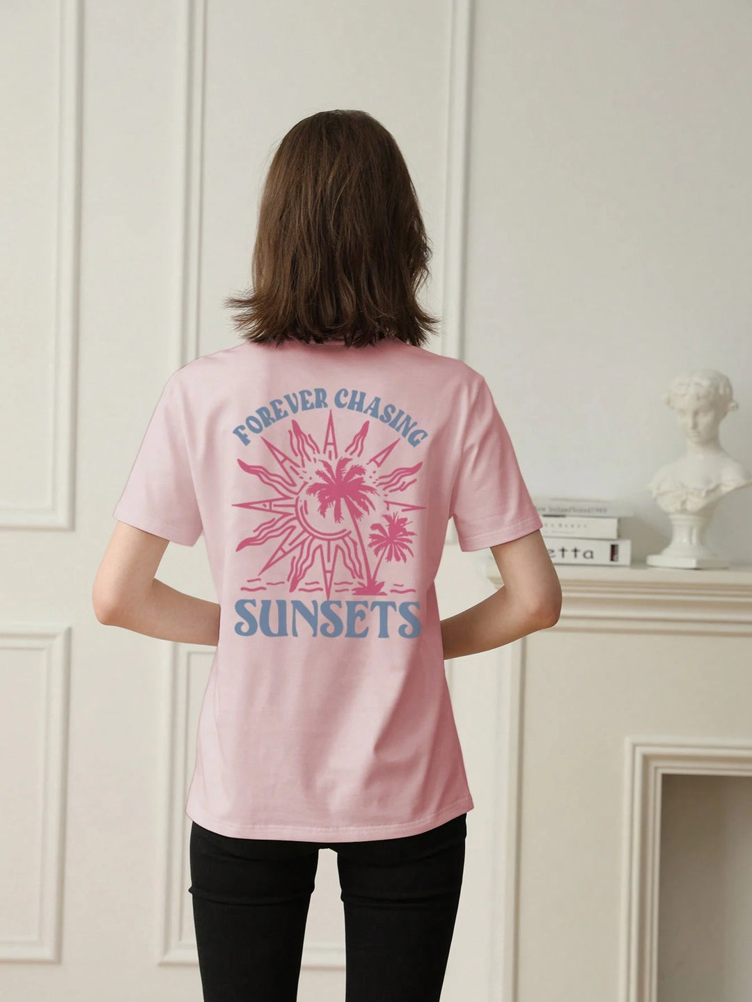 Tricou SHEIN, roz