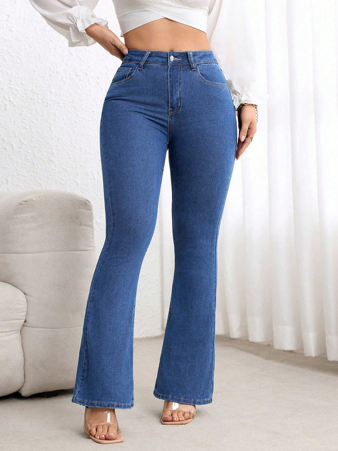 Jeans SHEIN, albastru
