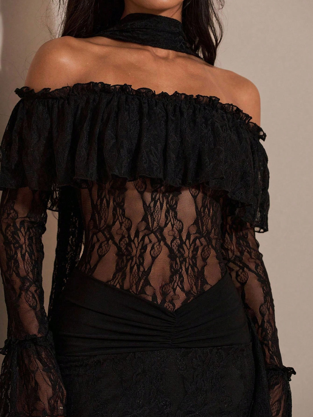 Rochie maxi SHEIN, negru