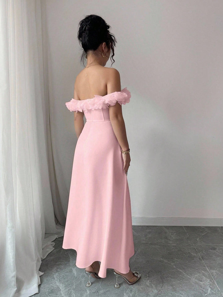 Rochie maxi SHEIN, roz