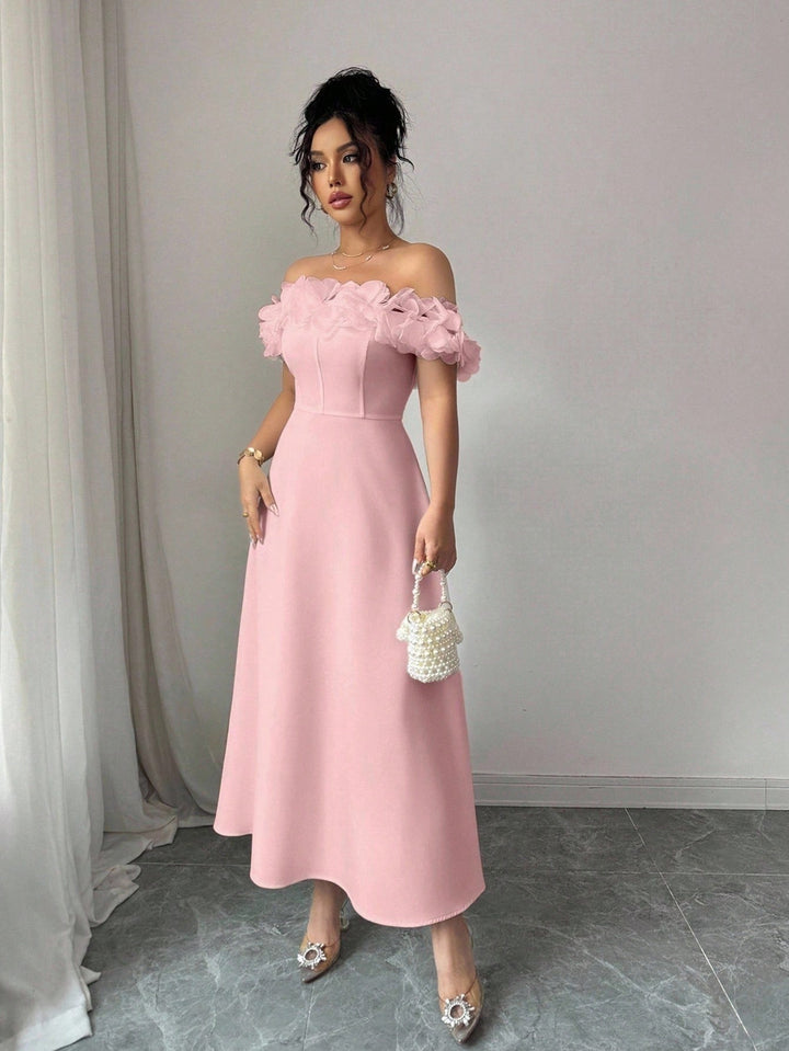 Rochie maxi SHEIN, roz