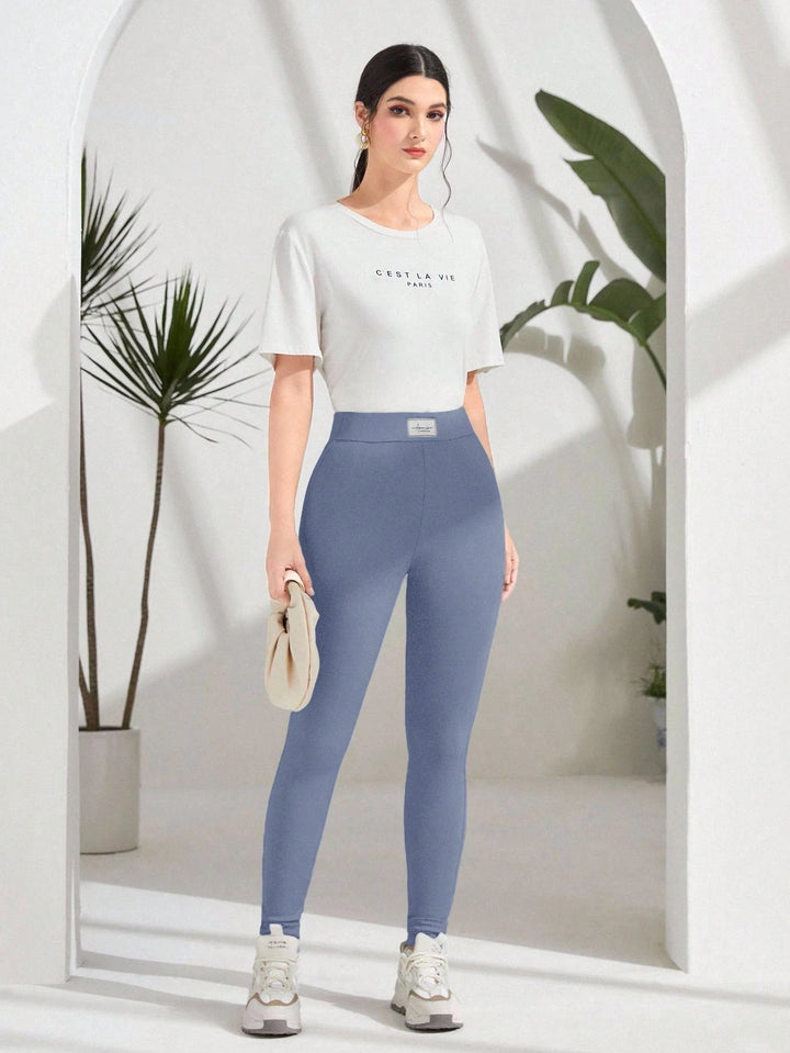 SHEIN leggings, kék
