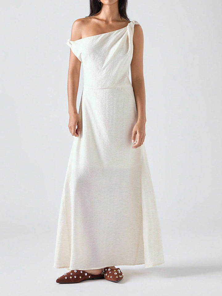 Rochie maxi SHEIN, bej
