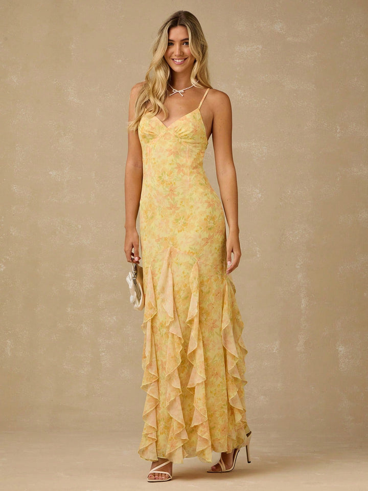 Rochie maxi SHEIN, galben