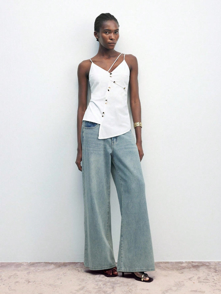 Top SHEIN, alb
