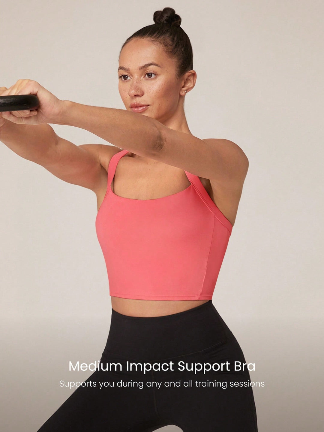 SHEIN sportmelltartó, rózsaszín