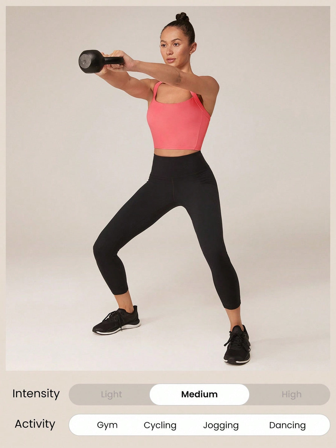 SHEIN sportmelltartó, rózsaszín