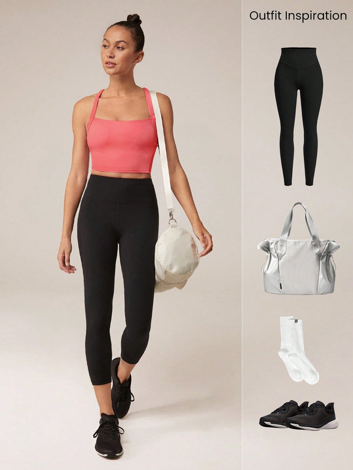 SHEIN sportmelltartó, rózsaszín