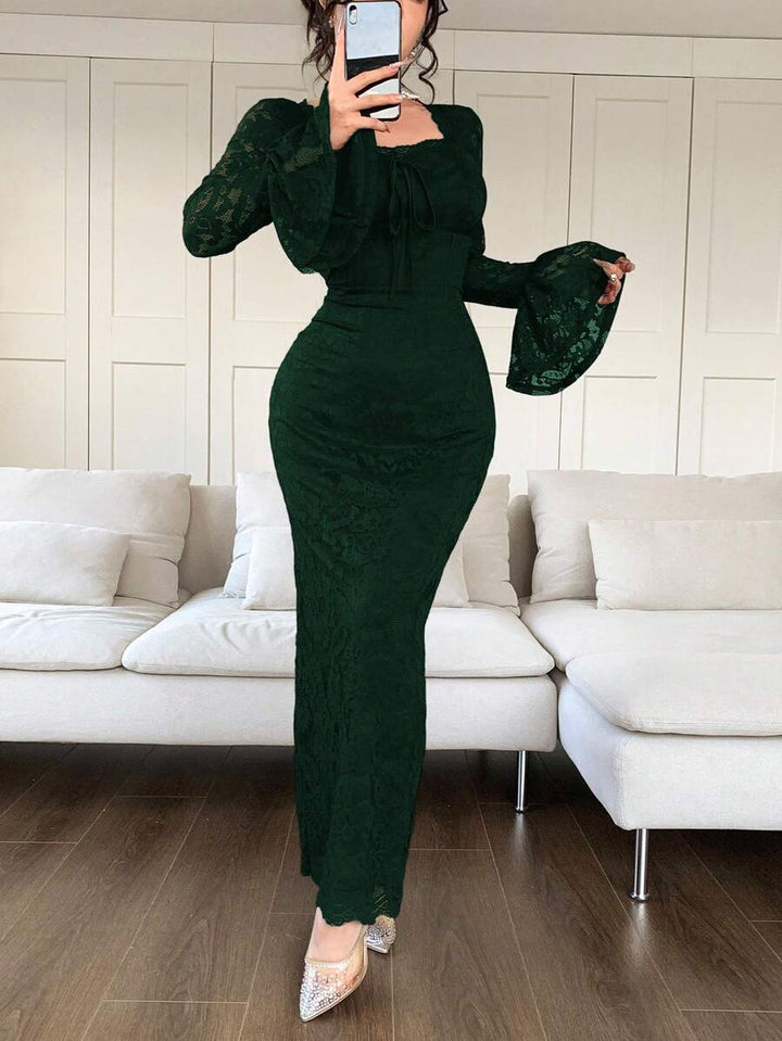 Rochie maxi SHEIN, verde