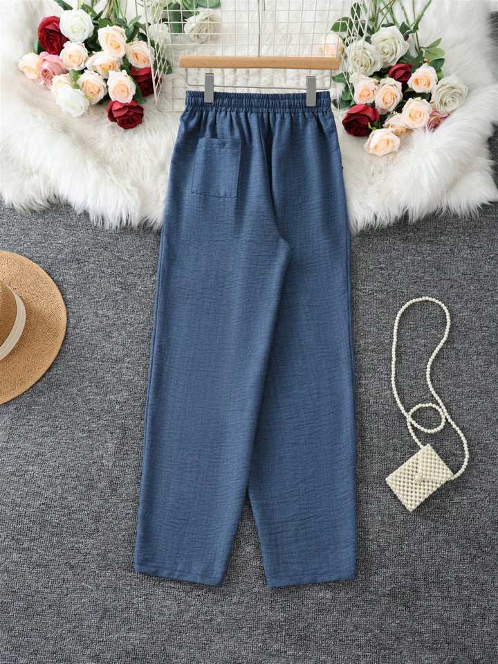 Pantaloni SHEIN, albastru