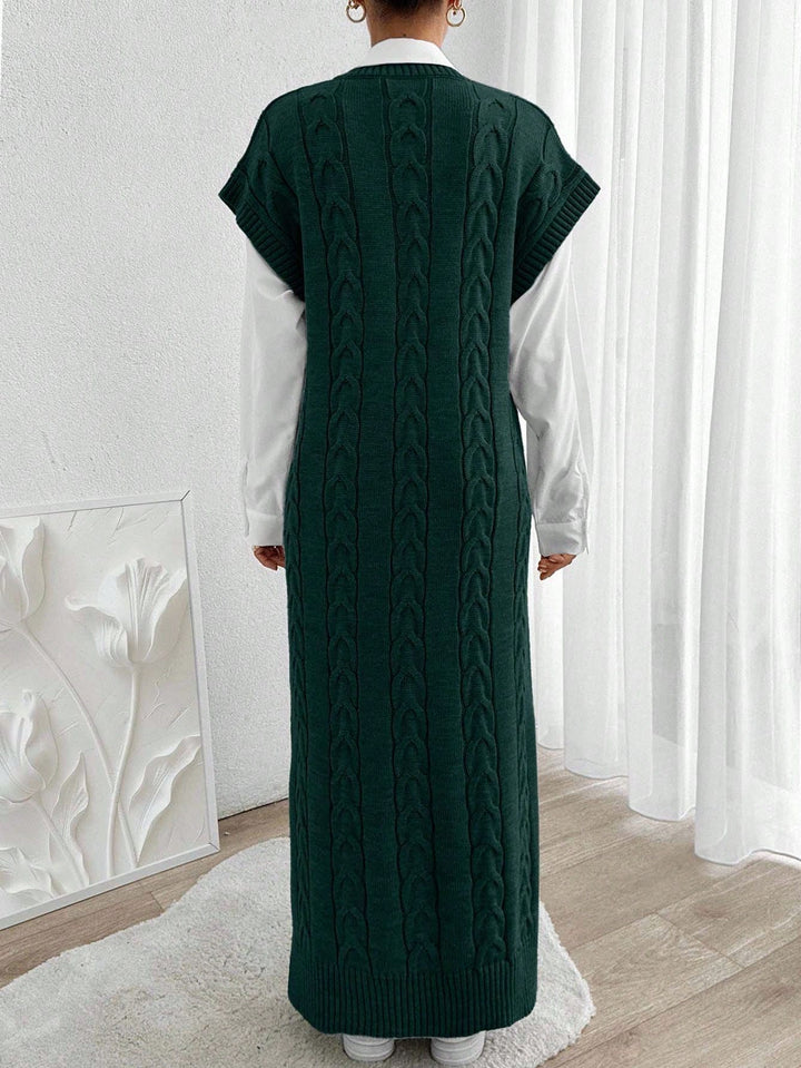 Shein maxi ruha, zöld