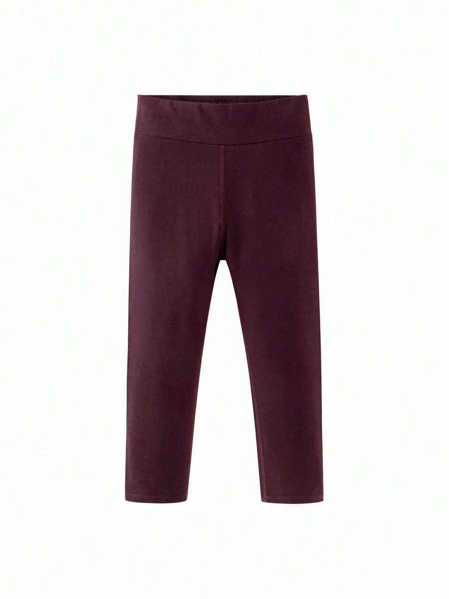 Leggings SHEIN, bordó