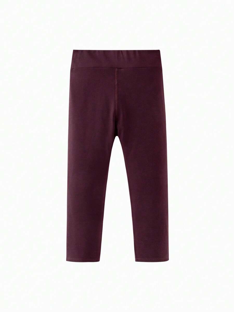 Leggings SHEIN, bordó