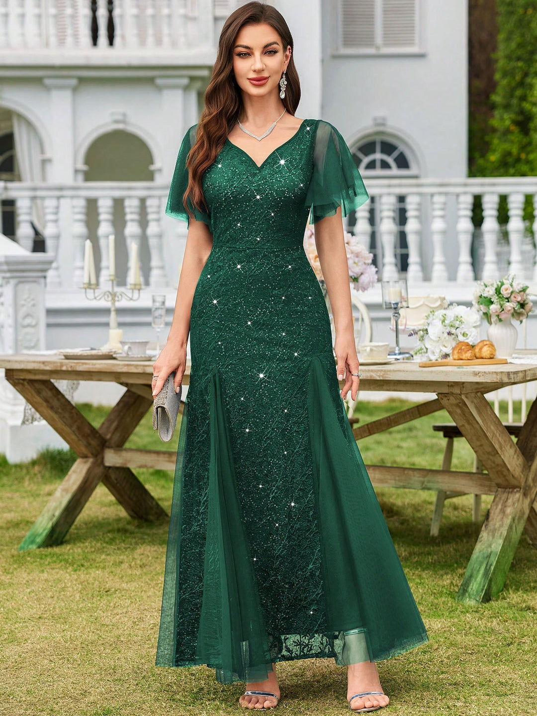 Rochie SHEIN, verde