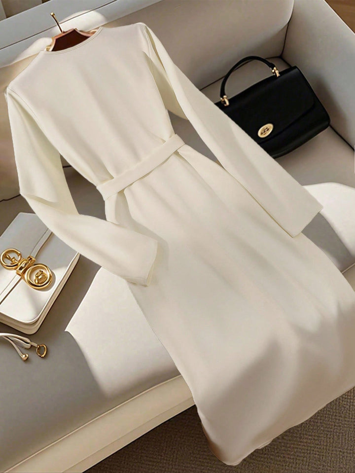 Rochie midi SHEIN, portocaliu