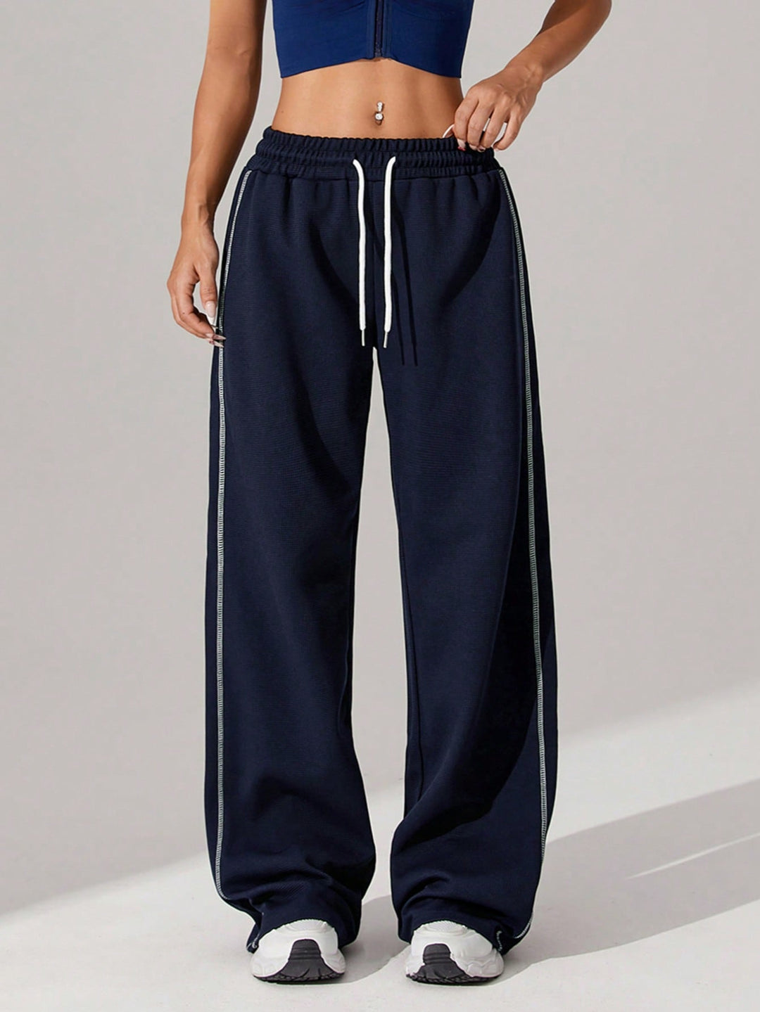 Pantaloni SHEIN, albastru