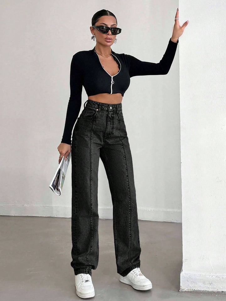 Jeans SHEIN, negru