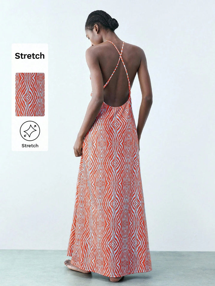 Rochie maxi SHEIN, mix culori