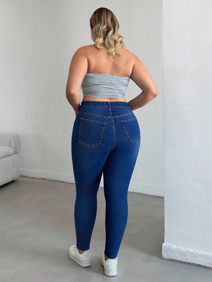Jeans SHEIN, albastru