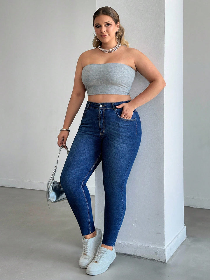 Jeans SHEIN, albastru
