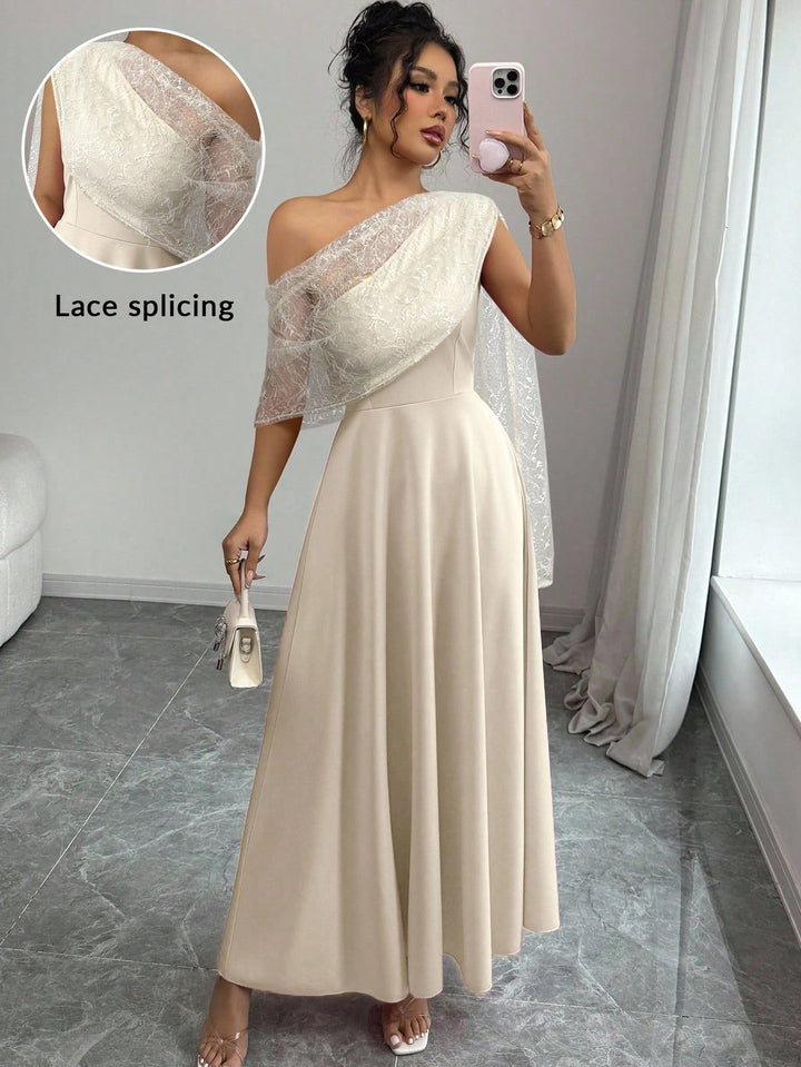 Rochie maxi SHEIN, bej