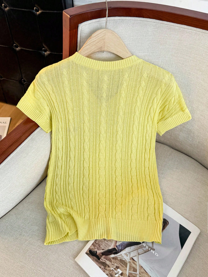 Cardigan SHEIN, galben