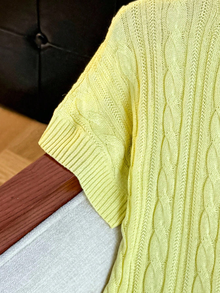 Cardigan SHEIN, galben