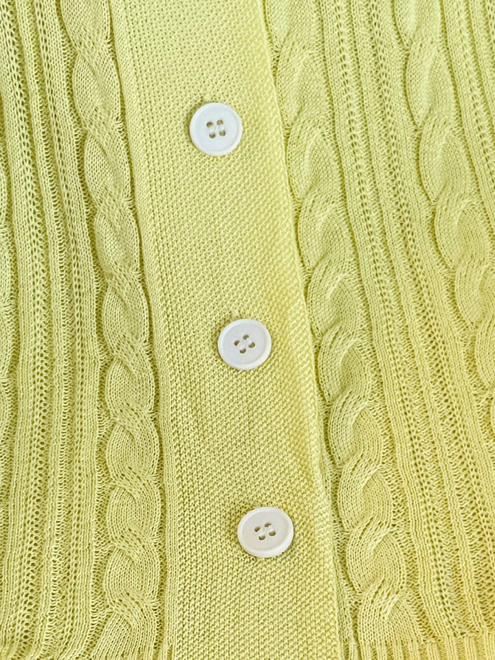 Cardigan SHEIN, galben