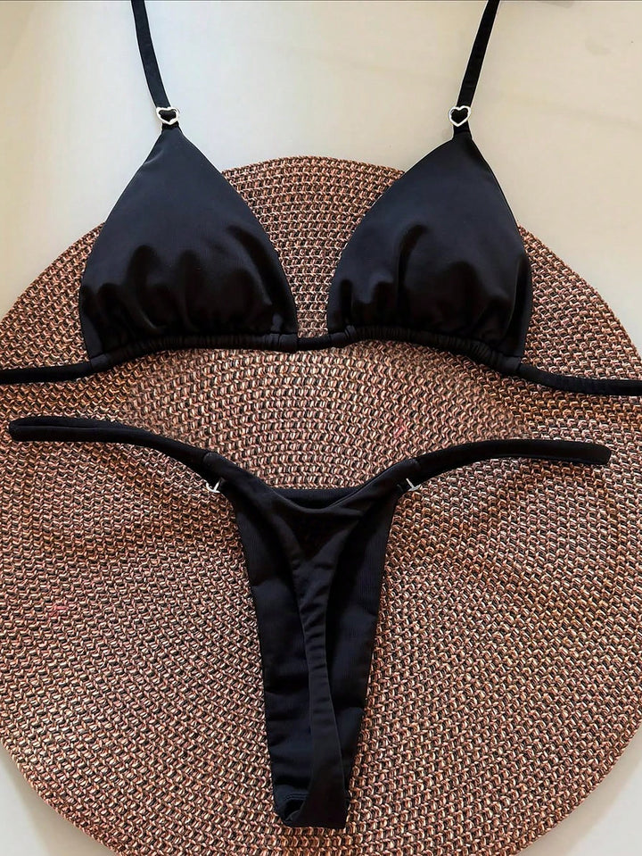 Set bikini SHEIN, negru