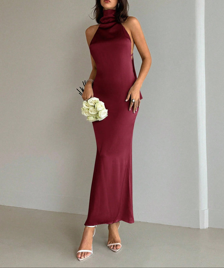 Rochie maxi Shein, vișiniu