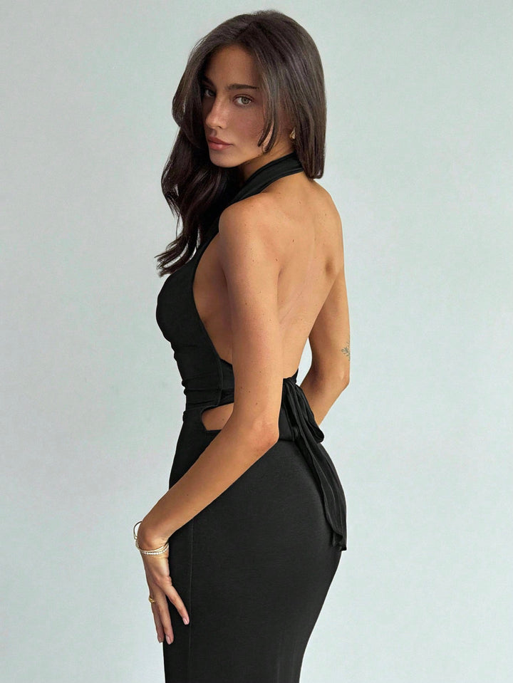 Rochie maxi SHEIN, negru