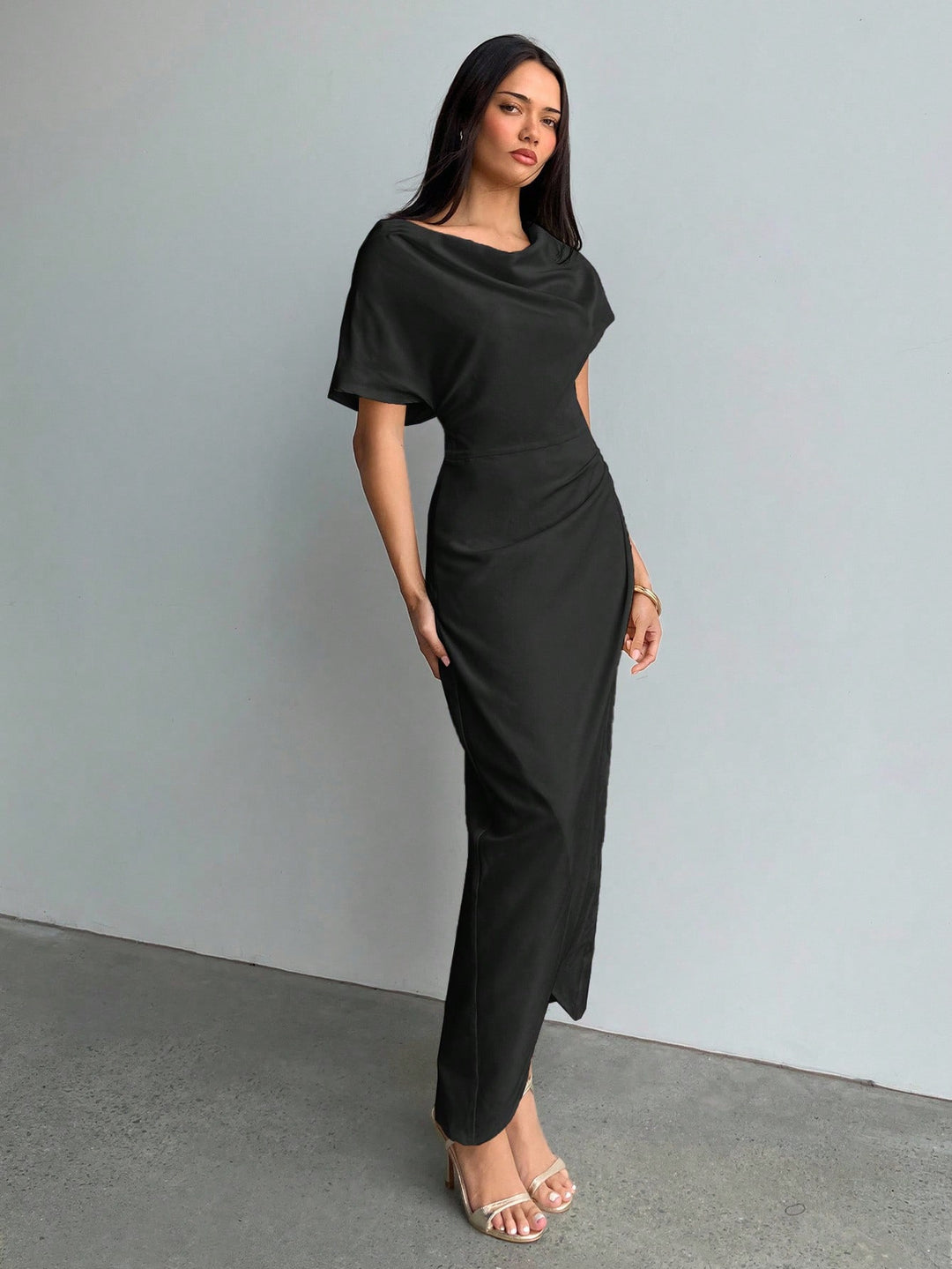 SHEIN Maxi Dress, Black