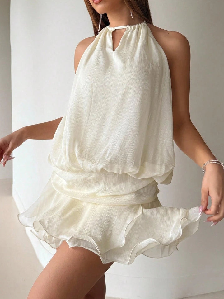 SHEIN mini ruha, ekrü