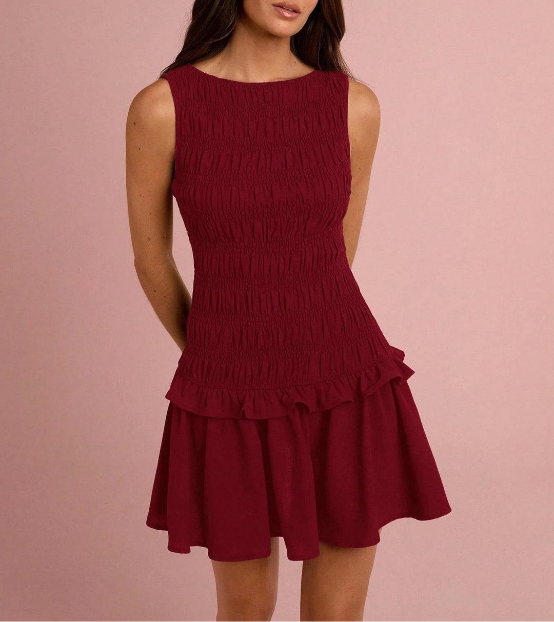 Rochie mini SHEIN, vișiniu