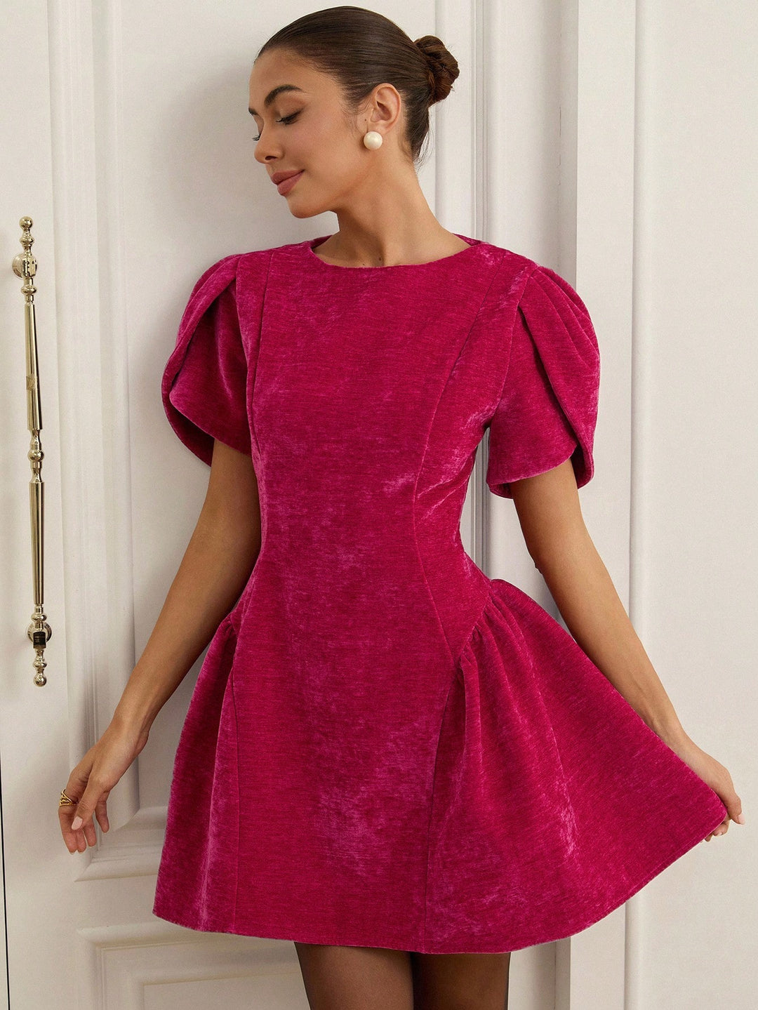 Rochie mini SHEIN, roz