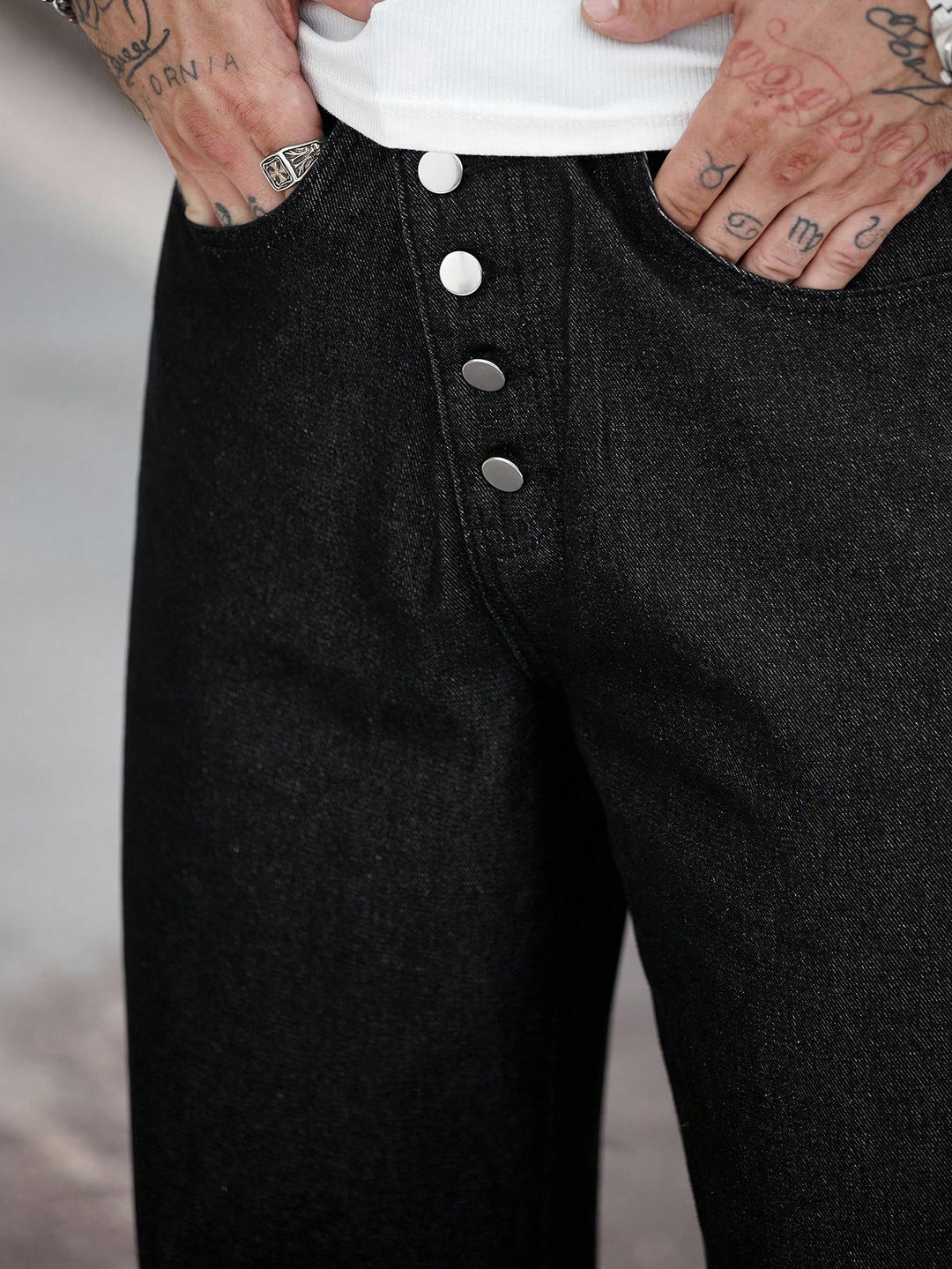 Jeans SHEIN, negru